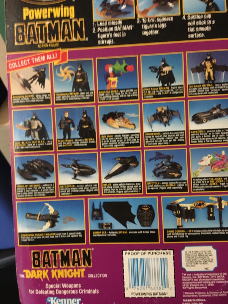 Batman - The Dark Knight Collection Powerwing - Kenner (Batman) action figure collectible [Barcode 076281633800] - Main Image 2
