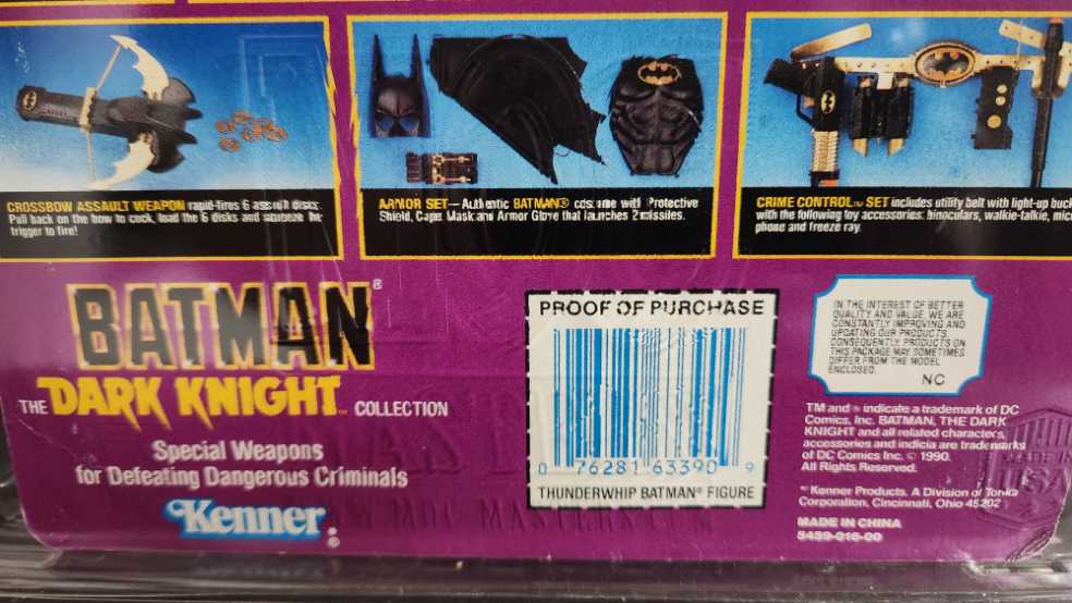 Batman - The Dark Knight Collection Thunderwhip - Kenner (Batman) action figure collectible [Barcode 076281633909] - Main Image 3