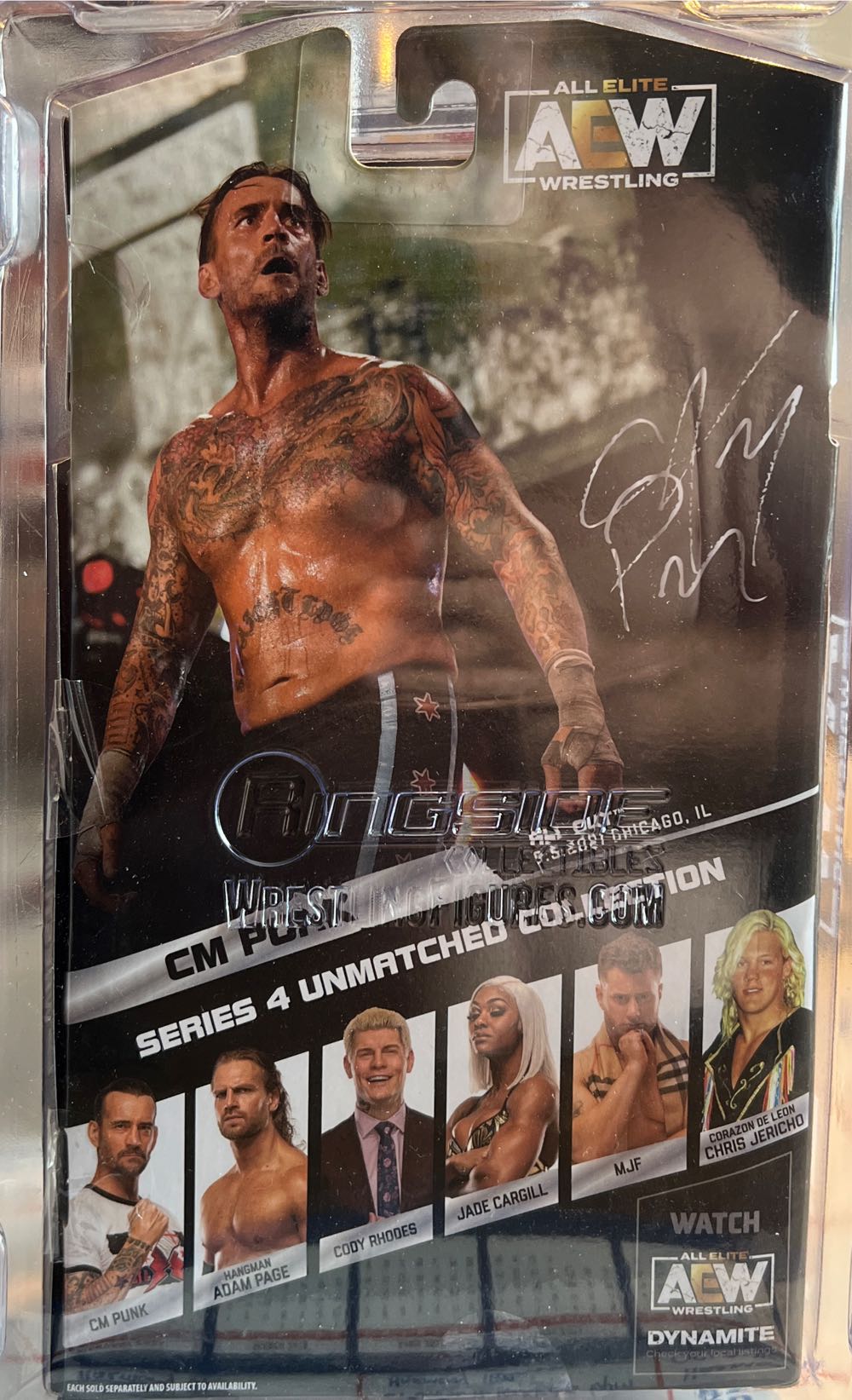 CM Punk - Jazwares AEW (AEW) action figure collectible - Main Image 2