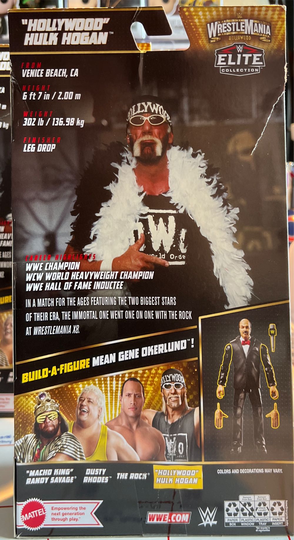 Hulk Hogan - Mattel Wwe (WWE) action figure collectible - Main Image 2