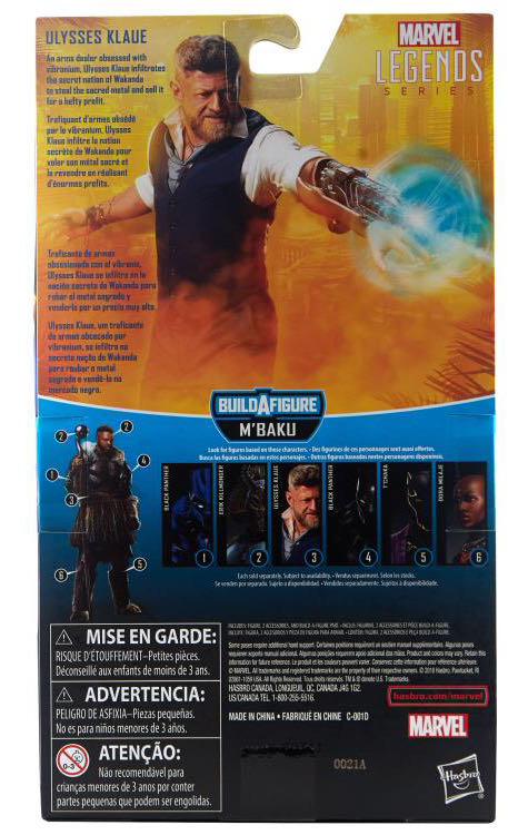 Ulysses Klaue - Hasbro - Marvel Legends (Marvel’s Black Panther) action figure collectible - Main Image 3