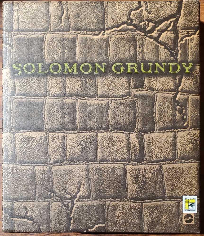 Justice League Unlimited San Diego Comic Convention Solomon Grundy Sealed - Mattel (Justice League Unlimited) action figure collectible [Barcode 027084413175] - Main Image 2