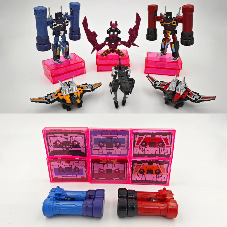 Transformers 3rd Party Ravage, Rumble, Frenzy, Buzzsaw, Ratbat, Laserbeak THF (The Tape Corps) - Toy House Factory (Transforming robot cassette figures) action figure collectible - Main Image 3
