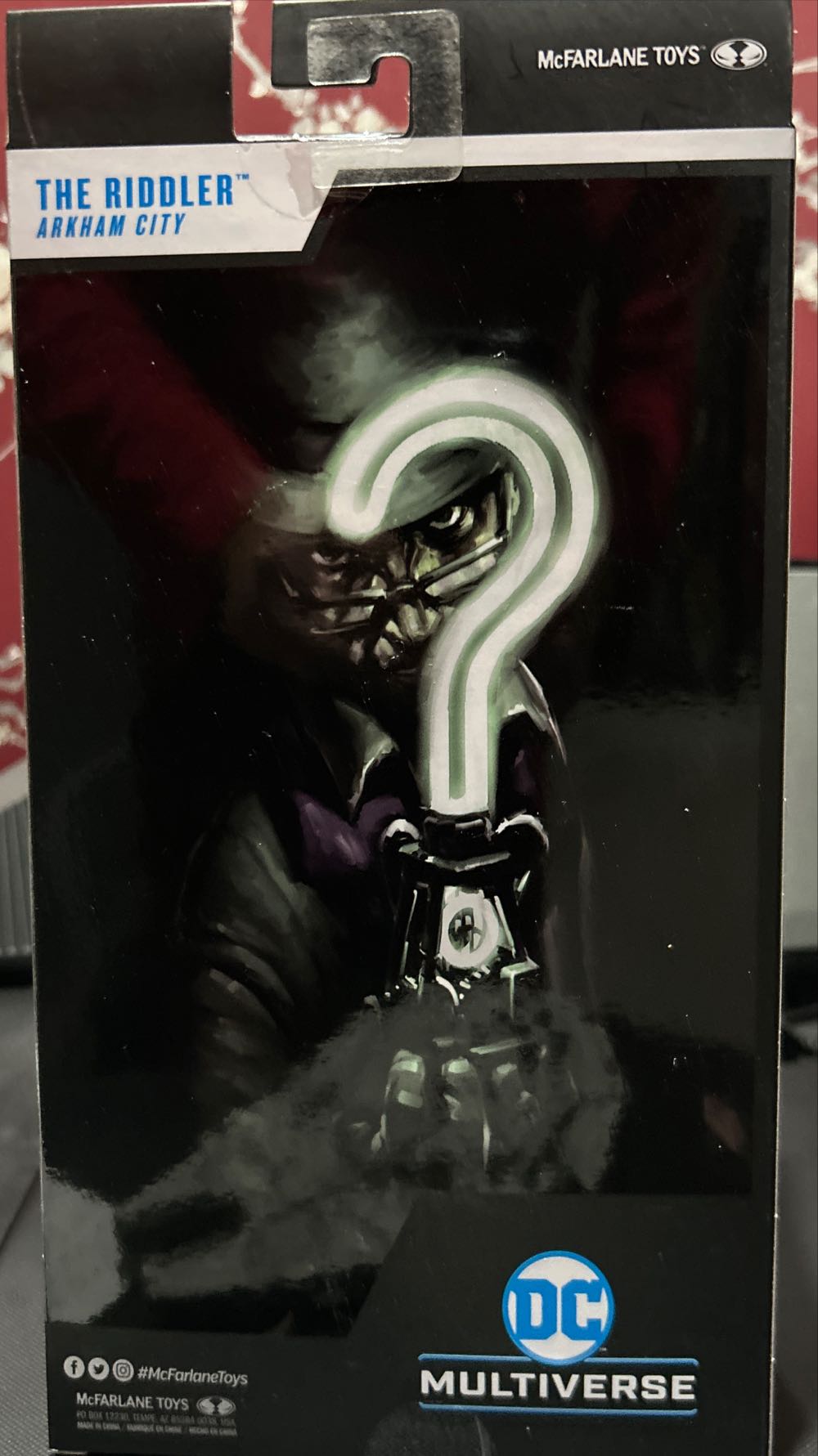 The Riddler - DC - VIDEO GAME UNIVERSE (Batman: Arkham City) action figure collectible [Barcode 787926153927] - Main Image 3