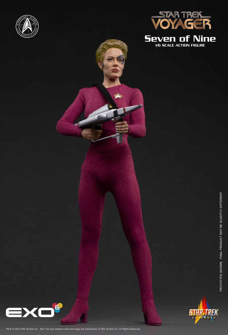 EXO-6 - Star Trek - SEVEN of NINE - Voyager  - EXO-6 (Star Trek Universe) action figure collectible [Barcode 656382501101] - Main Image 3
