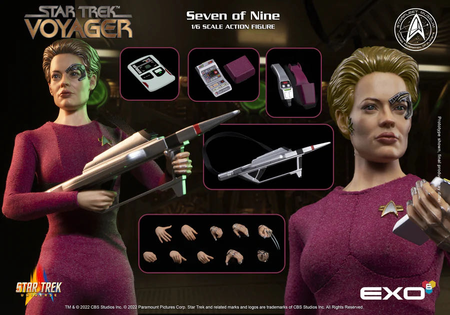 EXO-6 - Star Trek - SEVEN of NINE - Voyager  - EXO-6 (Star Trek Universe) action figure collectible [Barcode 656382501101] - Main Image 4