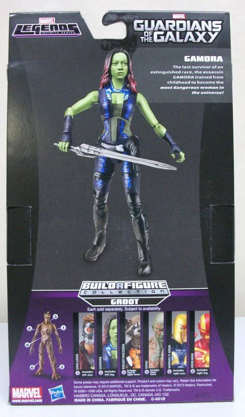 Gamora - Hasbro - Marvel Legends (Marvel’s Guardians Of The Galaxy) action figure collectible - Main Image 3