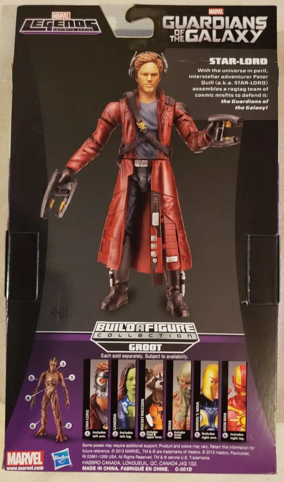 Star-Lord - Hasbro - Marvel Legends (Marvel’s Guardians Of The Galaxy) action figure collectible - Main Image 3
