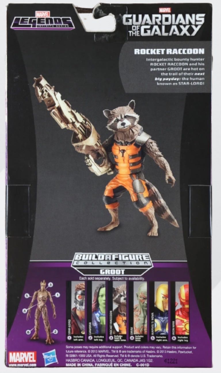Rocket Racoon - Hasbro - Marvel Legends (Marvel’s Guardians Of The Galaxy) action figure collectible - Main Image 3