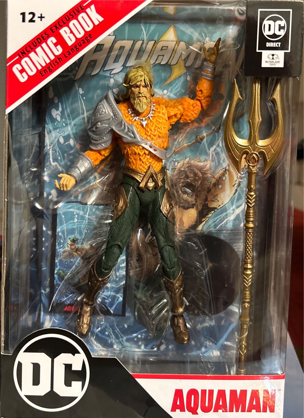 Aquaman - DC - JUSTICE LEAGUE (Aguaman) action figure collectible [Barcode 787926159110] - Main Image 3
