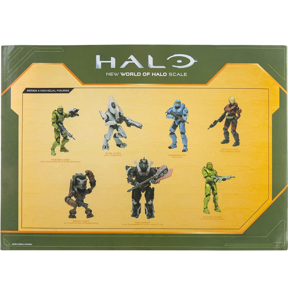 UNSC Armory (Spartan Gungnir + Grunt Mule + Brute Warrior) - Jazwares (World Of Halo) action figure collectible - Main Image 2