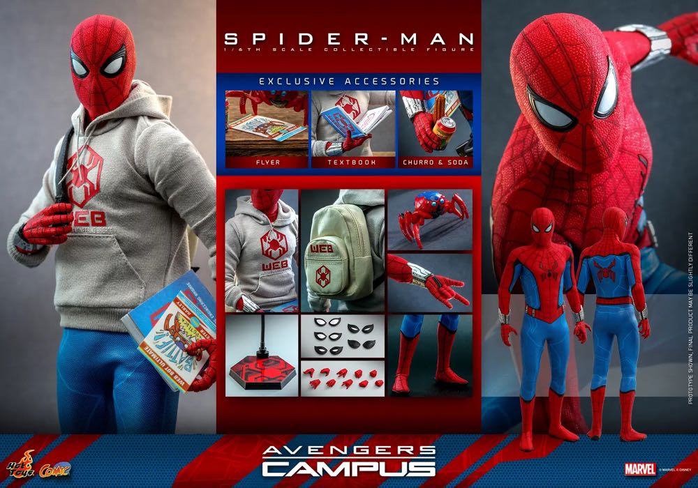 Avengers Campus Spider Man - Hot Toys Limited (MARVEL) action figure collectible [Barcode 4895228611079] - Main Image 4