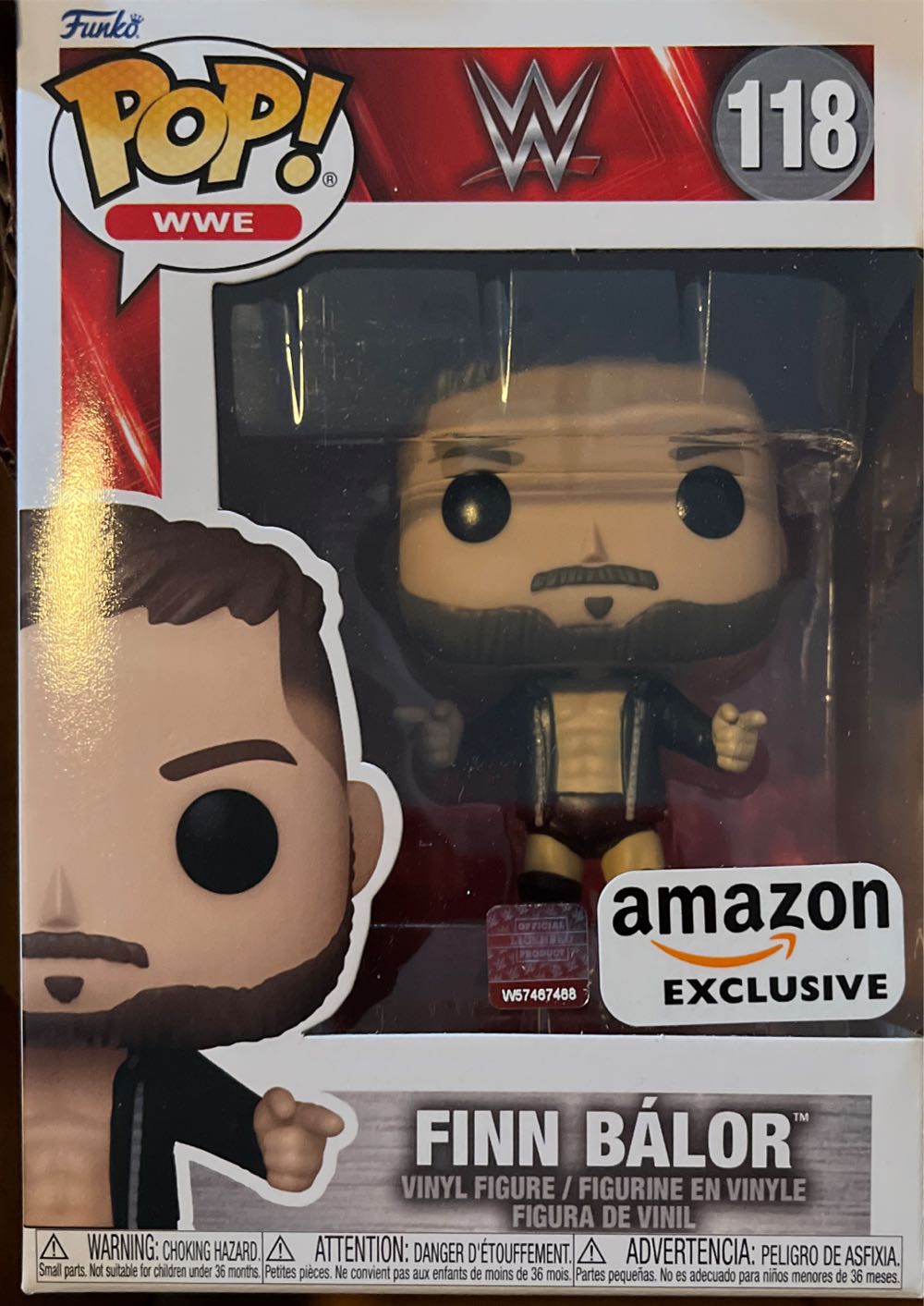 Funko Pop! Wwe: Finn Balor Balor Club Amazon Exclusive Multicolor 65100  action figure collectible [Barcode 889698651004] - Main Image 2