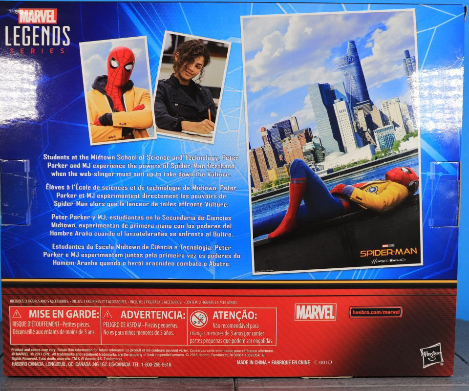 MJ - Hasbro - Marvel Legends (Marvel’s Spider-Man: Homecoming) action figure collectible - Main Image 3