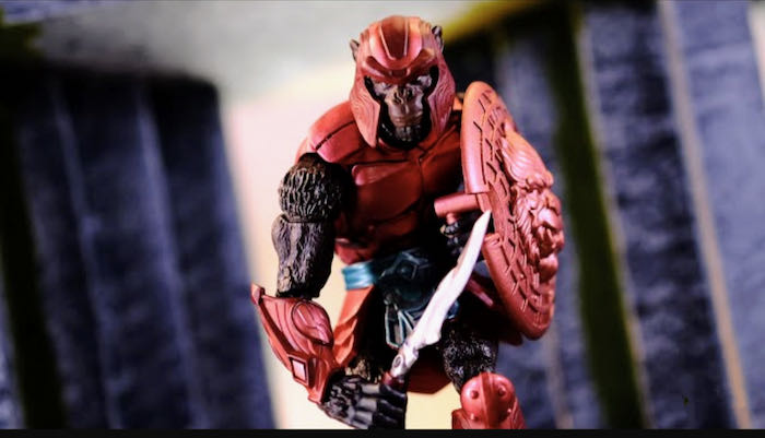 Chunari Legionary - Spero (Animal Warriors Of The Kingdom) action figure collectible [Barcode 850020645237] - Main Image 3