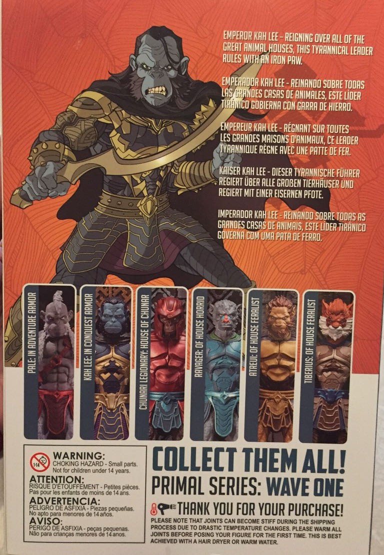 Animal Warriors Of The Kingdom-Primal Series: Kah Lee: Conquest Armor - Spero Studios (Animal Warriors Of The Kingdom) action figure collectible [Barcode 850020645206] - Main Image 4