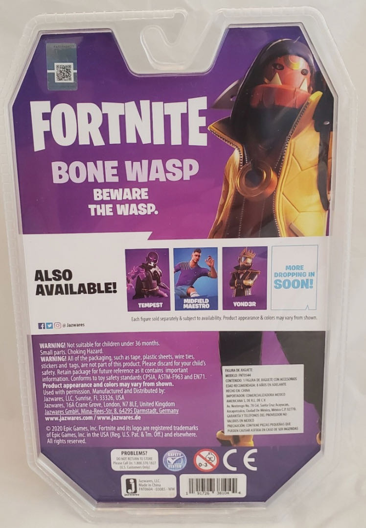 Fortnite: Bone Wasp - Jazwares (Solo Mode) action figure collectible - Main Image 4