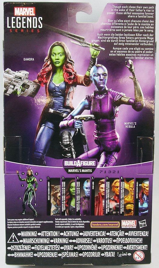 Gamora - Hasbro - Marvel Legends (Marvel’s Guardians Of The Galaxy, Vol 2) action figure collectible - Main Image 3