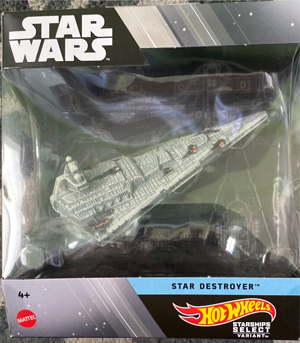 Star Destroyer (Battle Damaged) - Hot Wheels (Star Wars: Episode VI - Return Of The Jedi) action figure collectible [Barcode 194735074785] - Main Image 2