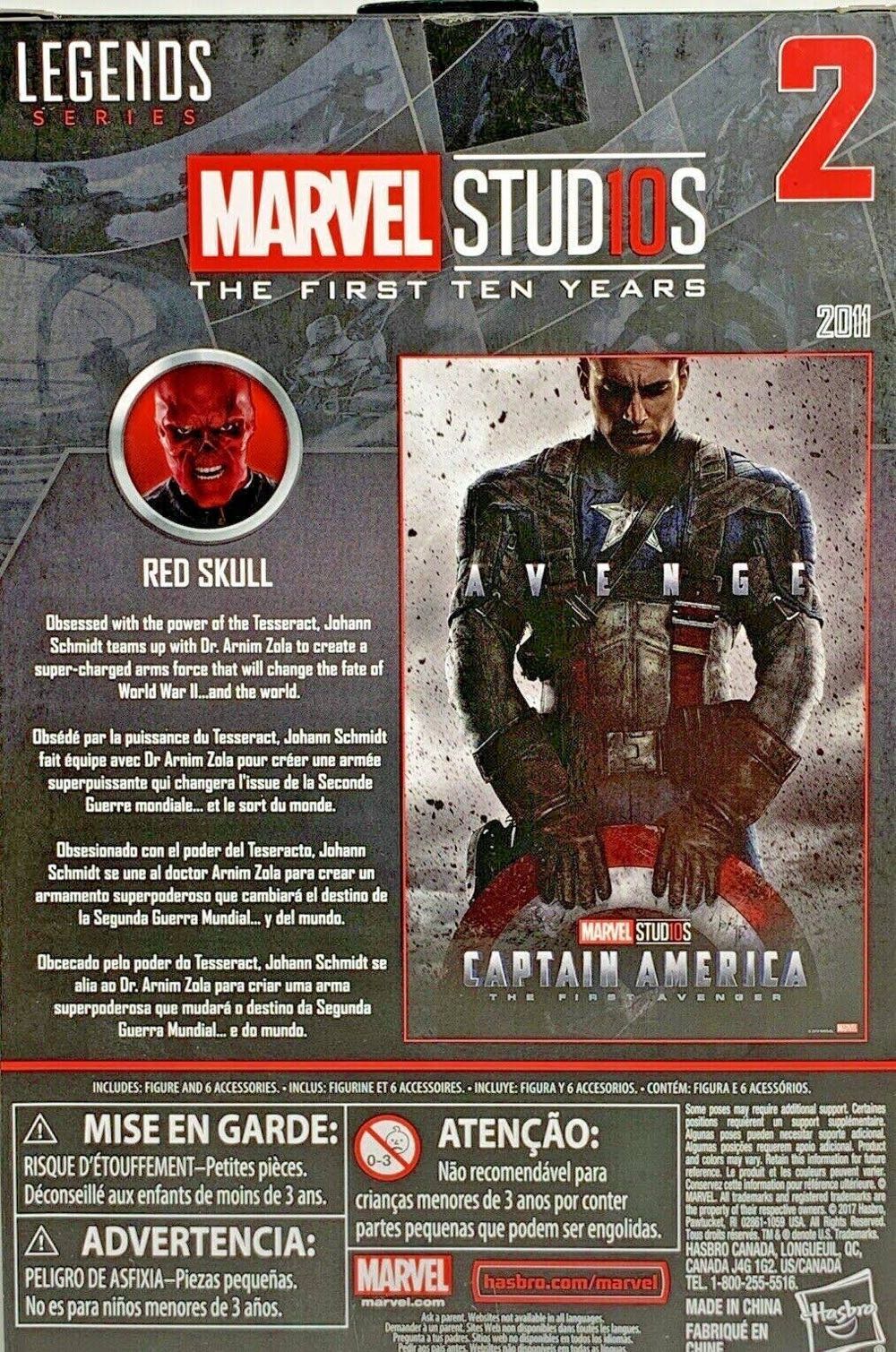 Red Skull - Hasbro - Marvel Legends (Marvel’s Captain America: The First Avenger) action figure collectible - Main Image 3