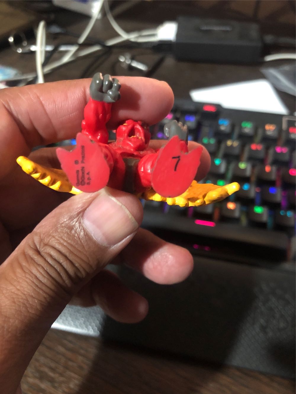 El Angel Del Fuego - Gormiti (Rojo) action figure collectible - Main Image 2