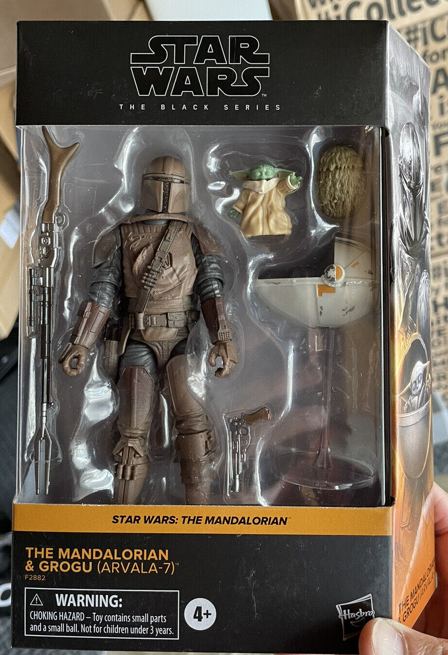MANDO: The Mandolorian & Grogu (Arvala-7) - Hasbro (Star Wars) action figure collectible - Main Image 4