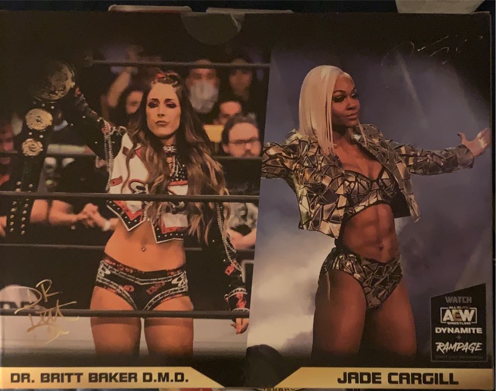 9. Britt Baker and Jade Cargill Amazon 2 Pack - Jazwares LLC (AEW Unrivaled Amazon Exclusive Series 3) action figure collectible [Barcode 191726491460] - Main Image 2