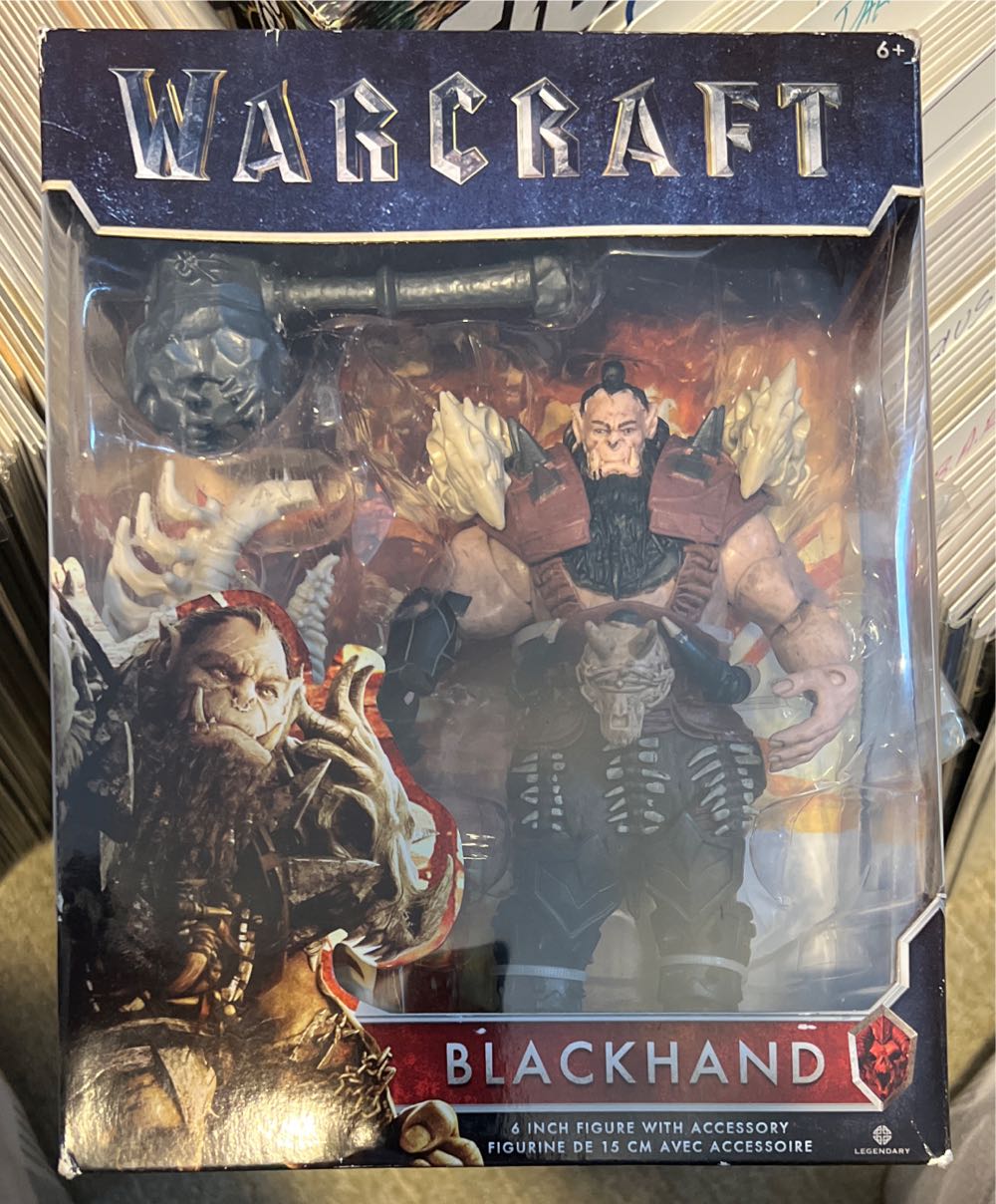 Warcraft 6” Blackhand Action Figure With Accessory  action figure collectible [Barcode 039897967370] - Main Image 2