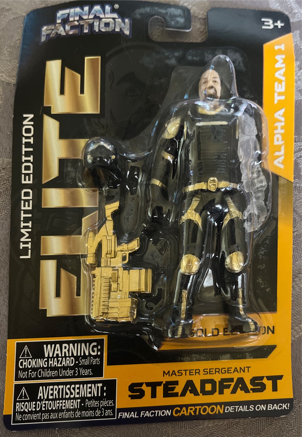 Elite Msgt. Steadfast - Greenbrier International, Inc. (Final Faction) action figure collectible [Barcode 195464234754] - Main Image 1