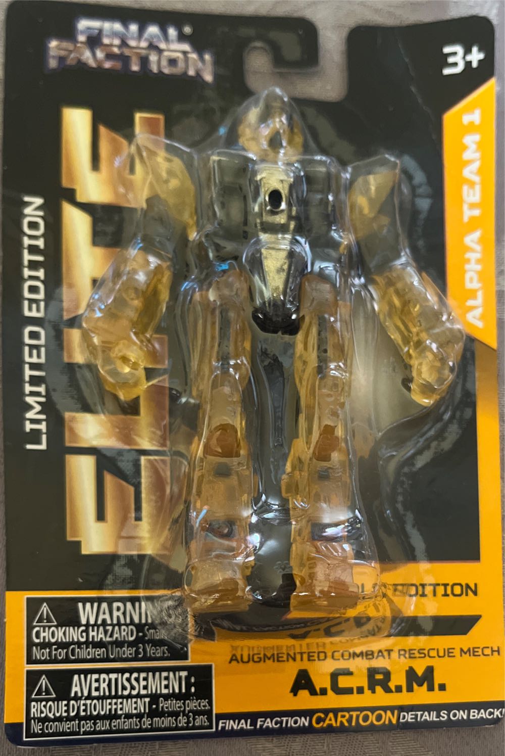 Elite A.c.r.m. - Greenbrier International, Inc. (Final Faction) action figure collectible [Barcode 195464234747] - Main Image 1