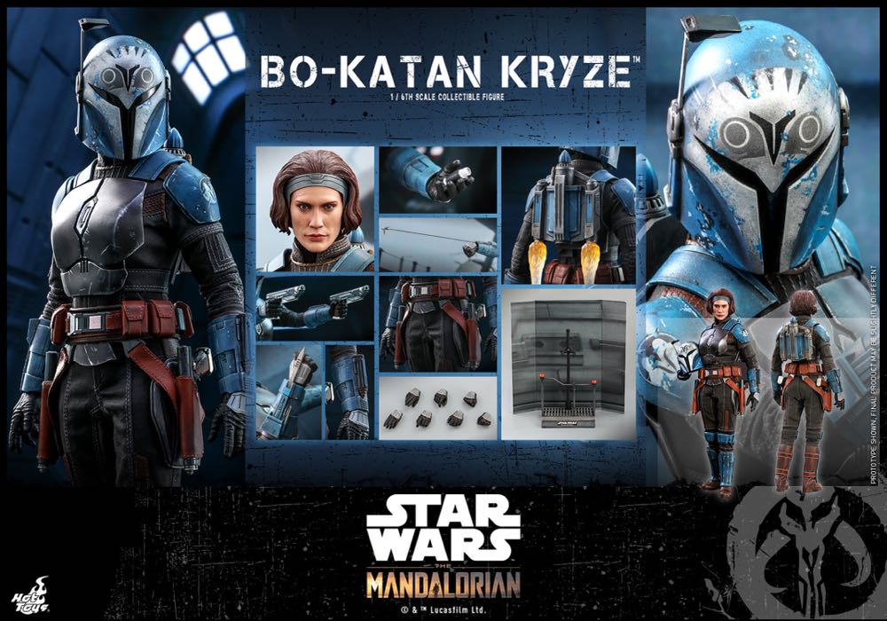 Hot Toys TMS 035 The Mandalorian Bo-Katan Kryze - Hot Toys (Bo-Katan Kryze) action figure collectible - Main Image 3