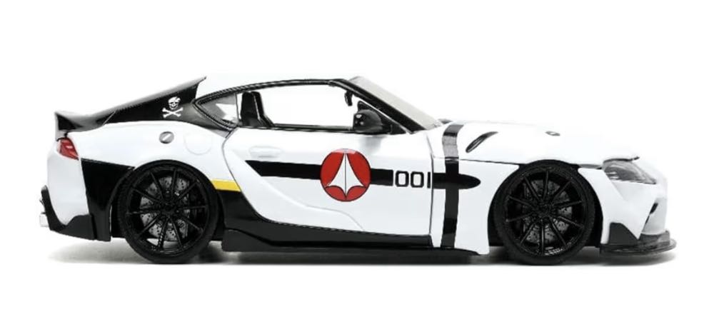 Jada 1:24 ROBOTECH Roy Focker & 2020 Toyota Supra Die-cast - JADA TOYS, Inc. (Robotech) action figure collectible [Barcode 801310336823] - Main Image 2