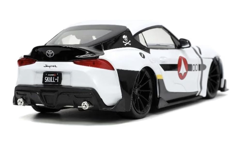 Jada 1:24 ROBOTECH Roy Focker & 2020 Toyota Supra Die-cast - JADA TOYS, Inc. (Robotech) action figure collectible [Barcode 801310336823] - Main Image 3