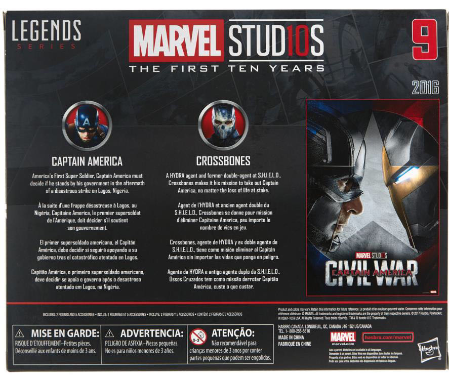 Captain America - Hasbro - Marvel Legends (Marvel’s Captain America: Civil War) action figure collectible - Main Image 3