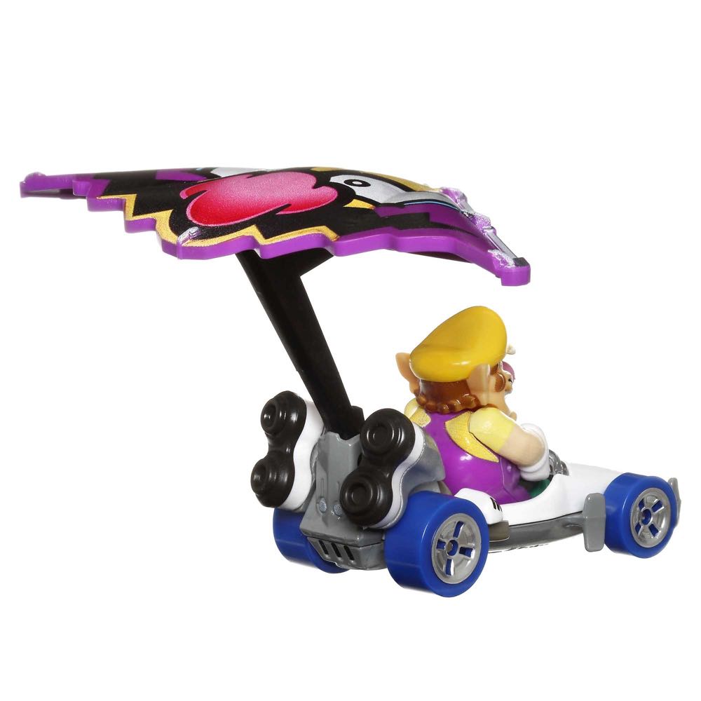 Hot Wheels: Mario Kart: Wario (B-Dasher + Wario Wing) - Mattel (Hot Wheels) (Mario Kart) action figure collectible [Barcode 194735019076] - Main Image 4