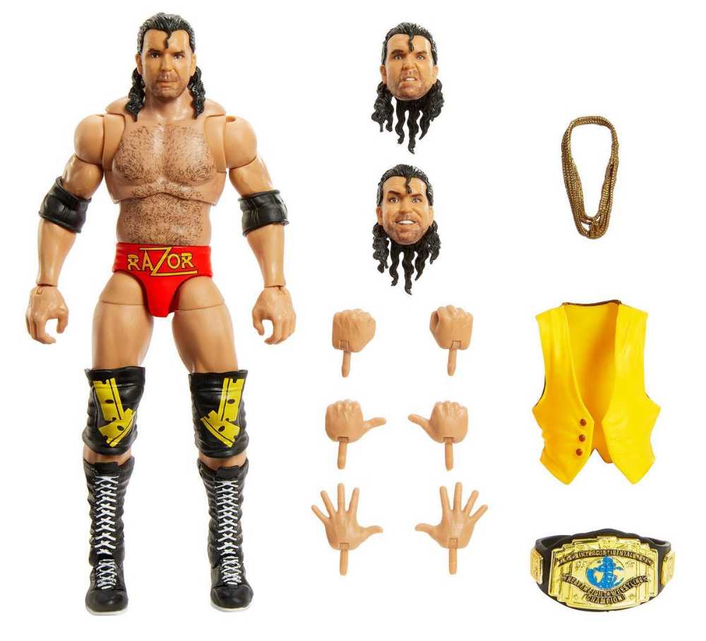 Razor Ramon (Chase) - Mattel (WWE Ultimate Edition) action figure collectible [Barcode 194735107667] - Main Image 3