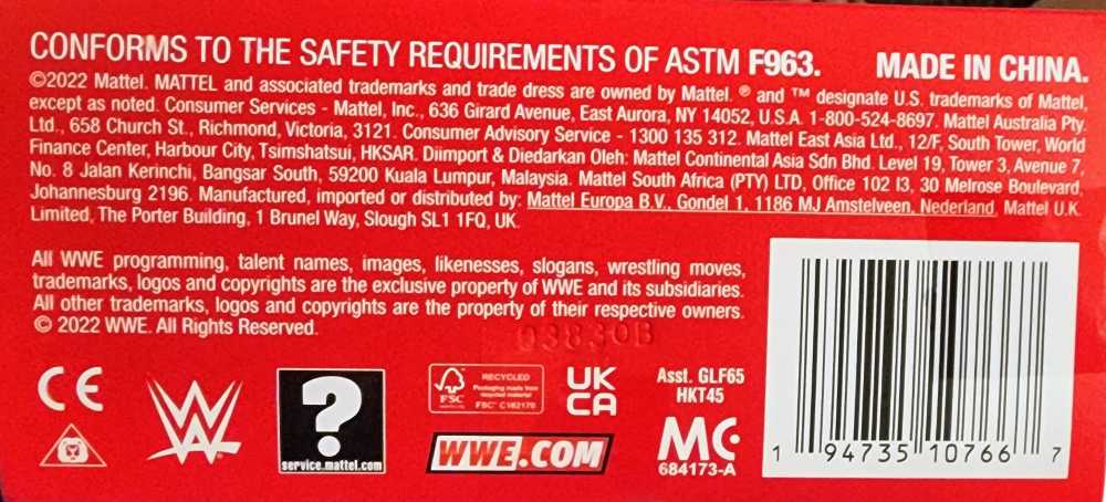 Razor Ramon (Chase) - Mattel (WWE Ultimate Edition) action figure collectible [Barcode 194735107667] - Main Image 4