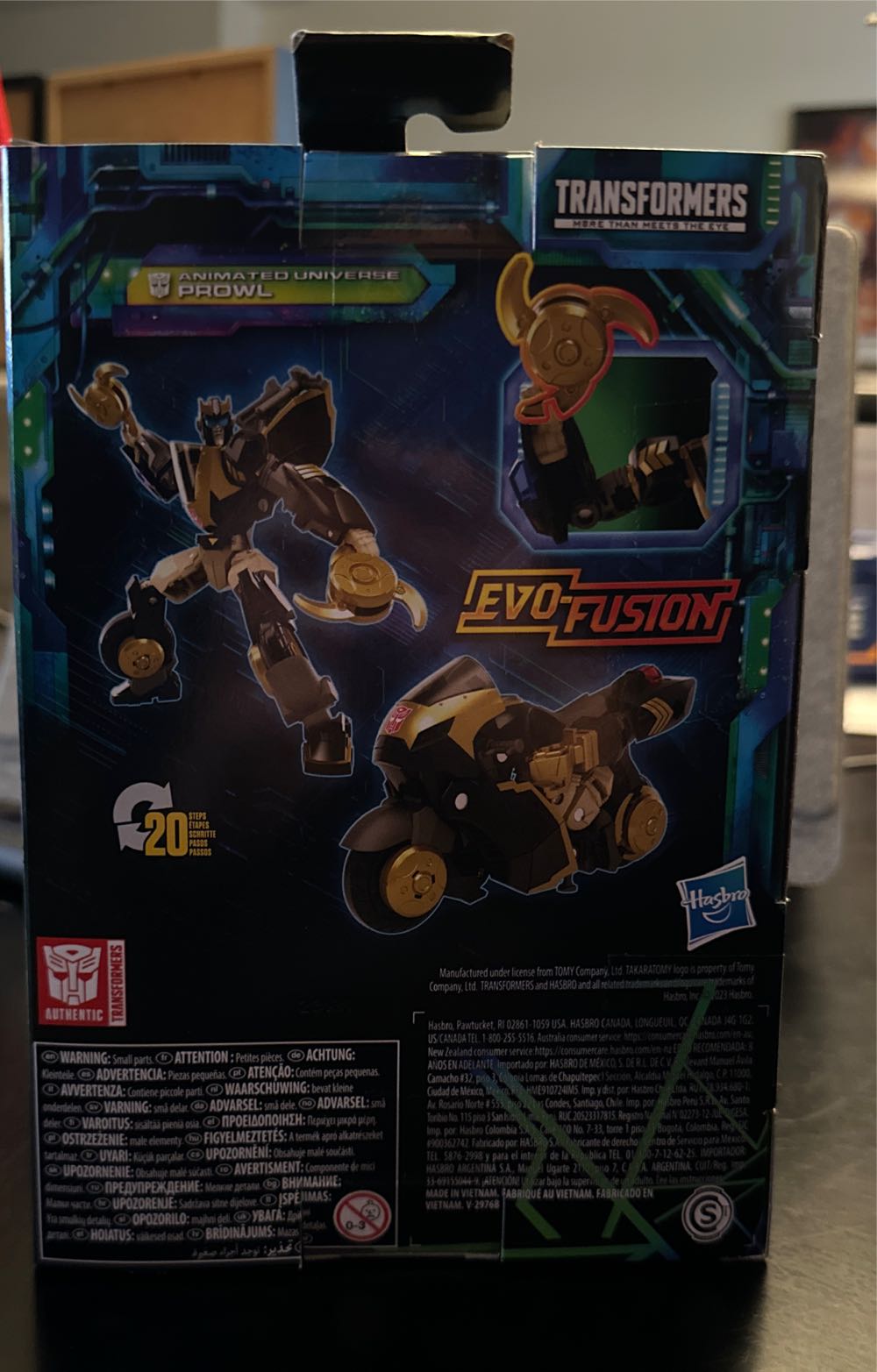 Transformers Legacy Evolution | Prowl (Animated Universe) - Hasbro (Transformers Legacy Evolution) action figure collectible [Barcode 5010994202286] - Main Image 3