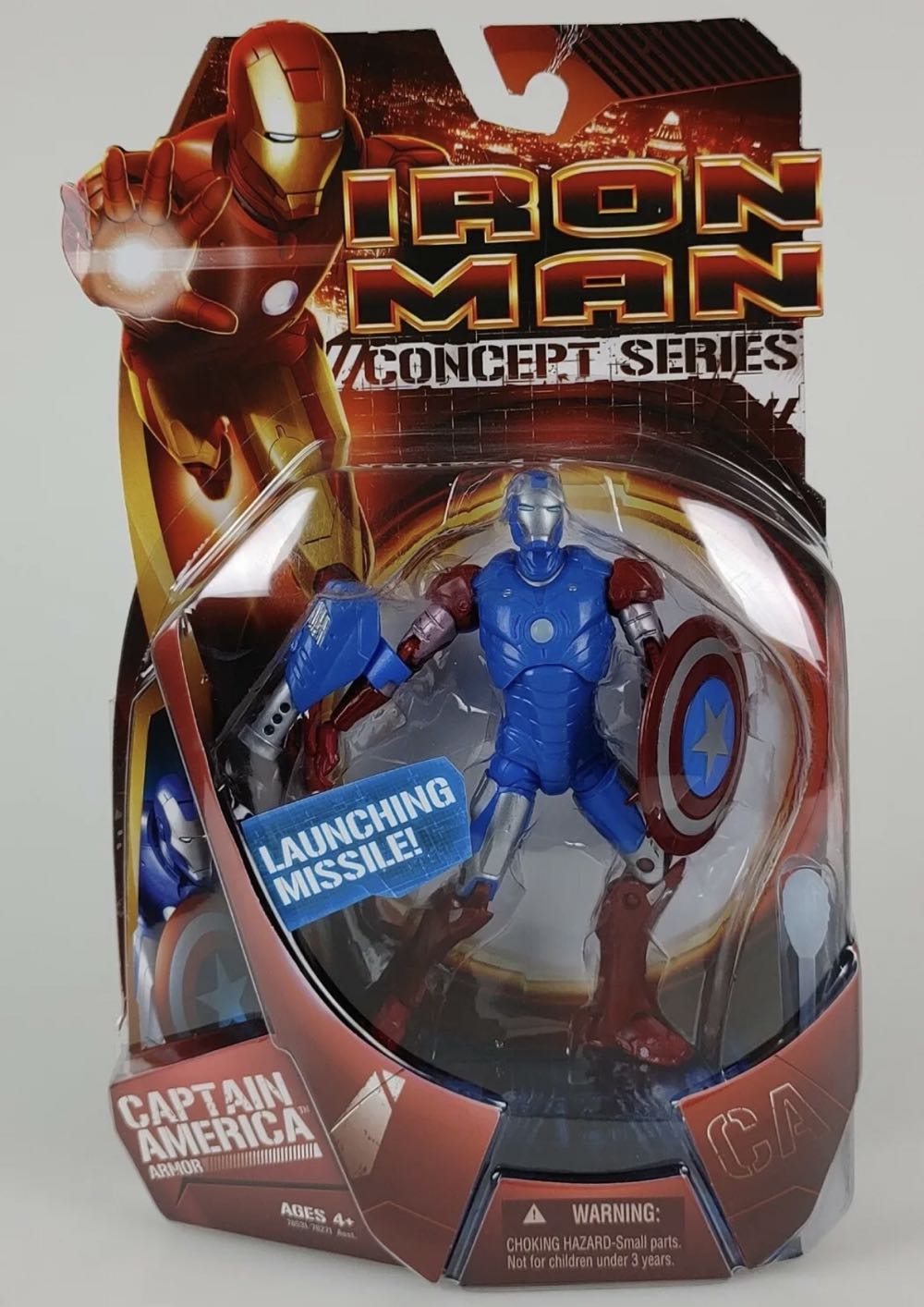 Captain America Armor - Hasbro (Iron Man Concept Series) action figure collectible - Main Image 2