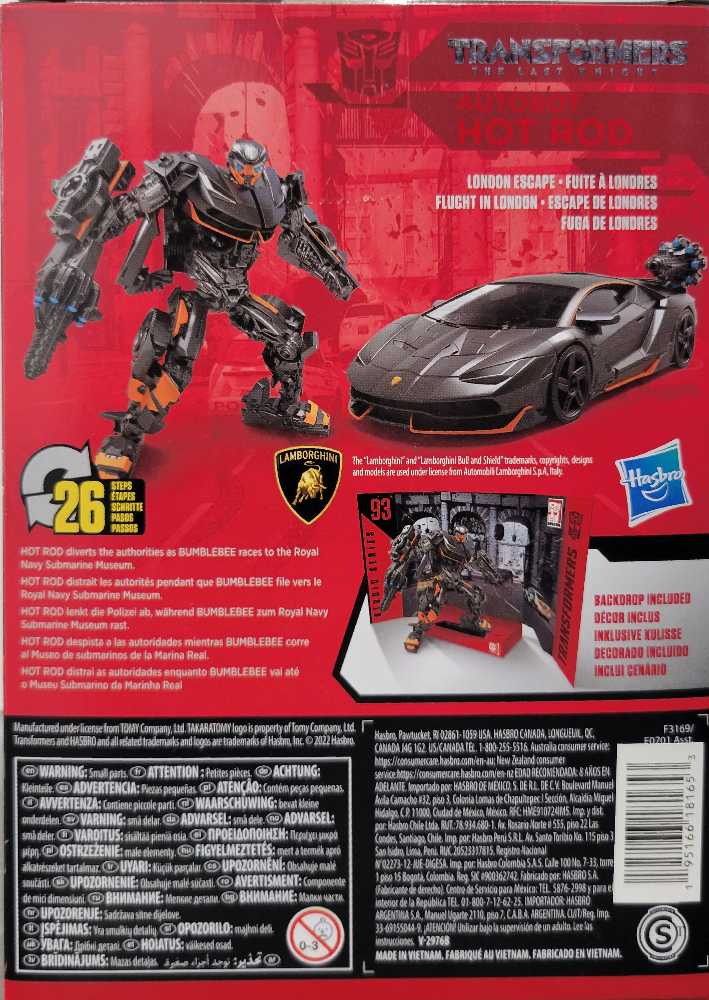 93 Hot Rod Autobot - Hasbro (Studio Series) action figure collectible - Main Image 3