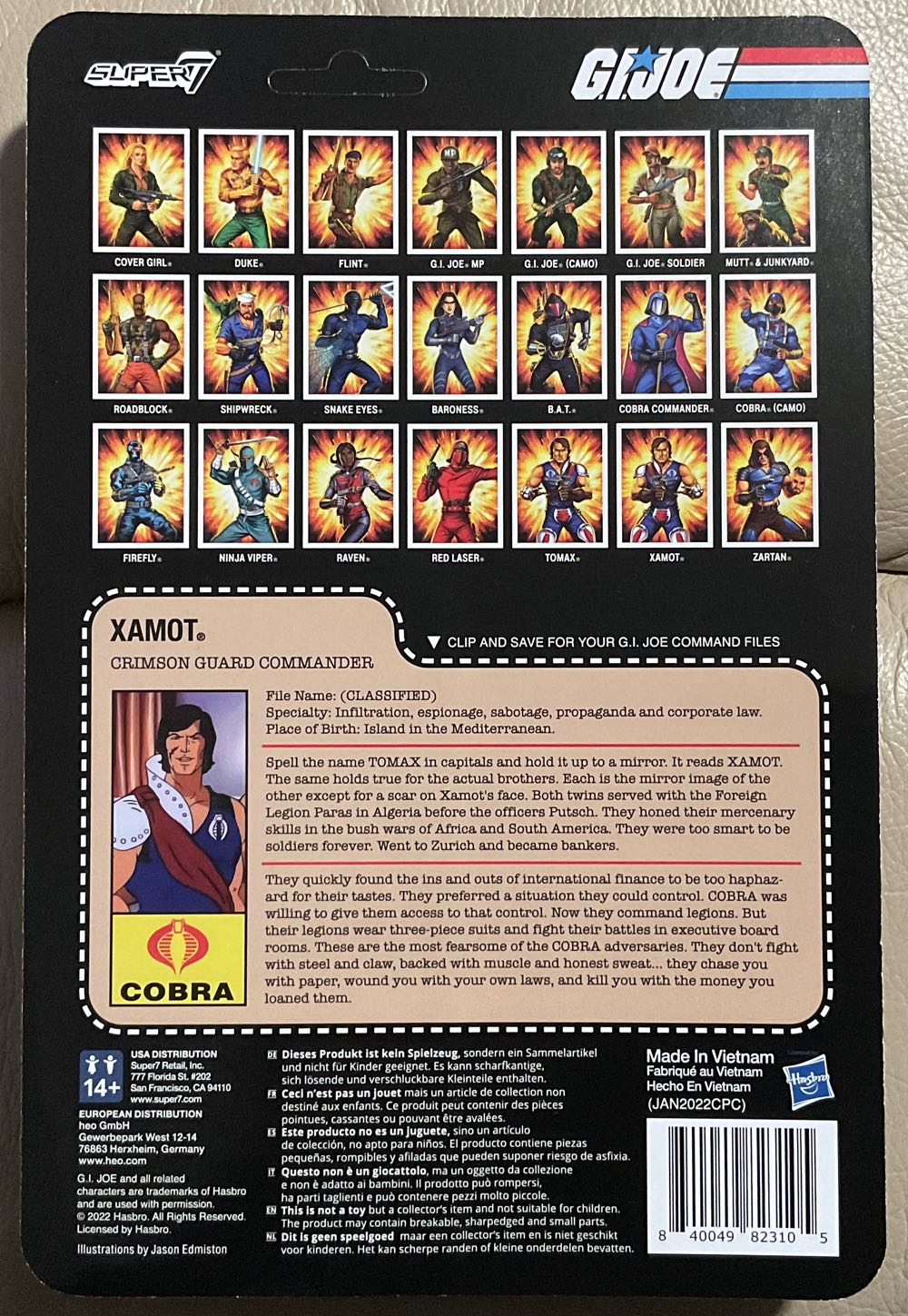 G.I. Joe (Super7) - Xamot - Hasbro (G.I. Joe (Super7)) action figure collectible - Main Image 2