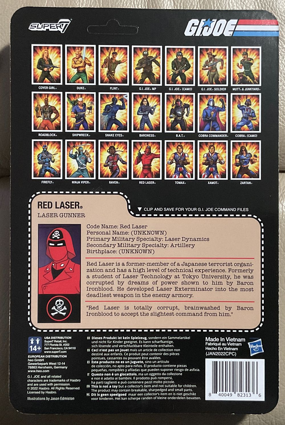 G.I. Joe (Super7) - Red Laser - Hasbro (G.I. Joe (Super7)) action figure collectible - Main Image 2