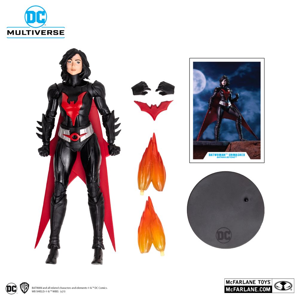 DC Multiverse Batwoman (Unmasked) - McFarlane Toys (DC Multiverse) (Batman Beyond) action figure collectible - Main Image 3