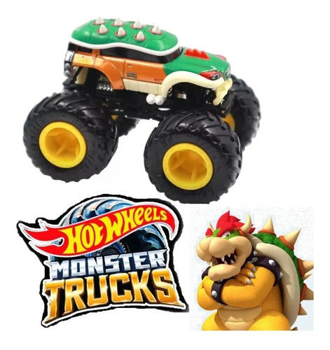 Hot Wheels Monster Trucks: Super Mario: Donkey Kong VS Bowser - Mattel (Hot Wheels) (Super Mario) action figure collectible - Main Image 3