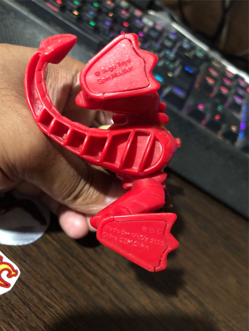 Bakugan Mc 2009 Rojo - Mc Donalds (Rojo) action figure collectible - Main Image 3