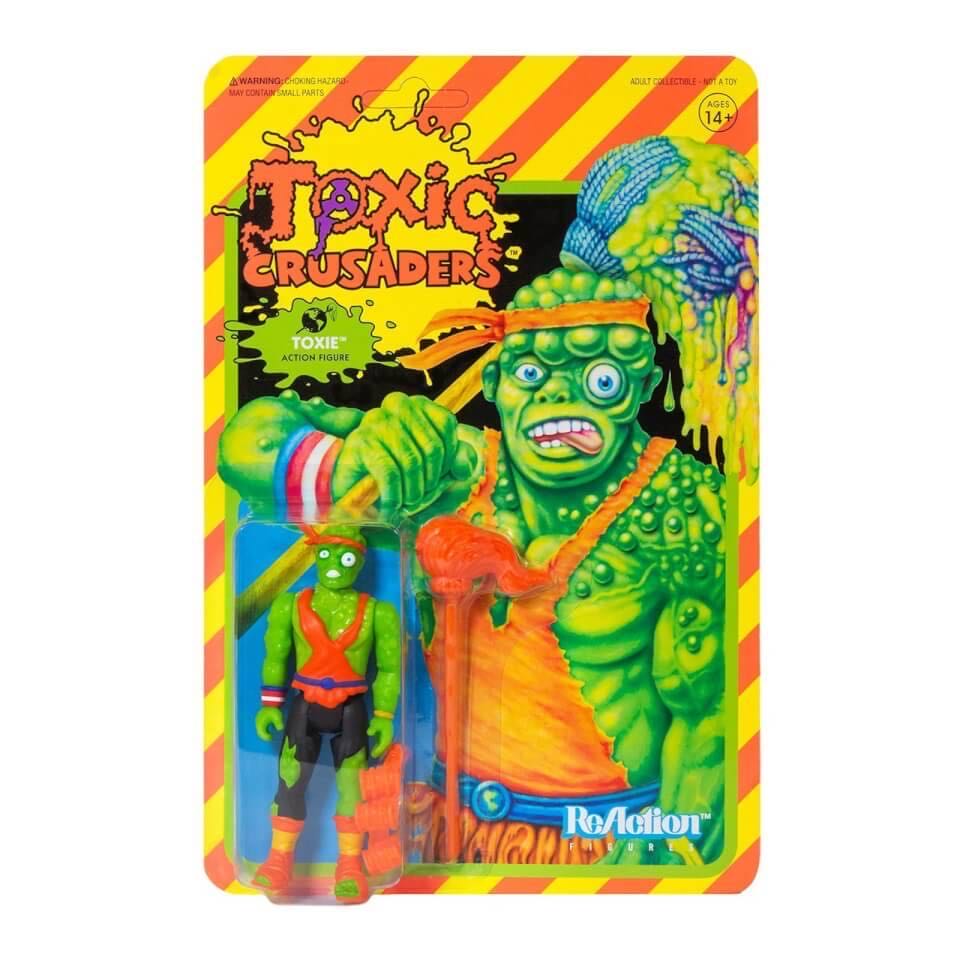 Toxic Crusaders Toxie Reaction Figure - Super 7 / ReAction Figures action figure collectible [Barcode 840049800625] - Main Image 2