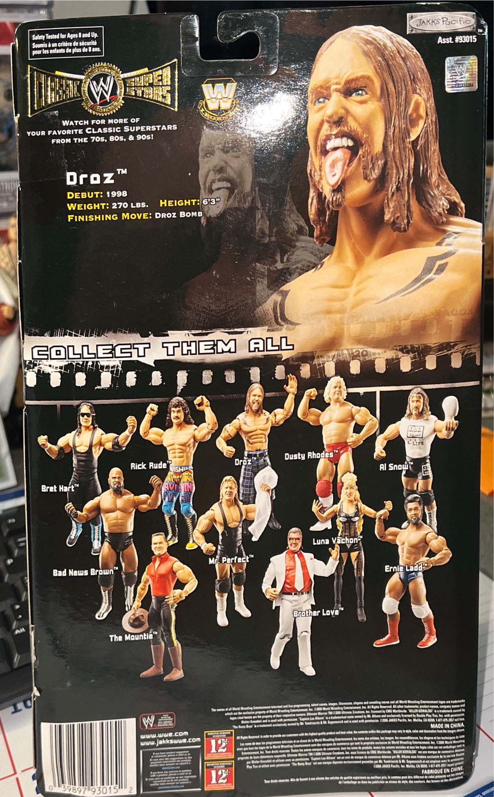 Droz - Jacks Pacific (WWE) action figure collectible - Main Image 2