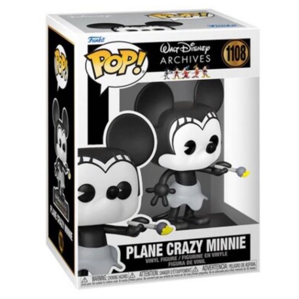 Funko Pop! Disney: Minnie Mouse Plane Crazy Minnie1928  action figure collectible [Barcode 889698576239] - Main Image 2