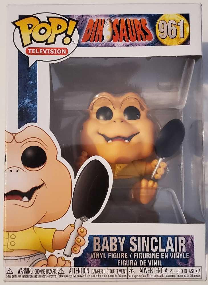 ? 961 Baby Sinclair - Dinosaurs - Funko (Funko Pop! Television) action figure collectible [Barcode 889698470117] - Main Image 2