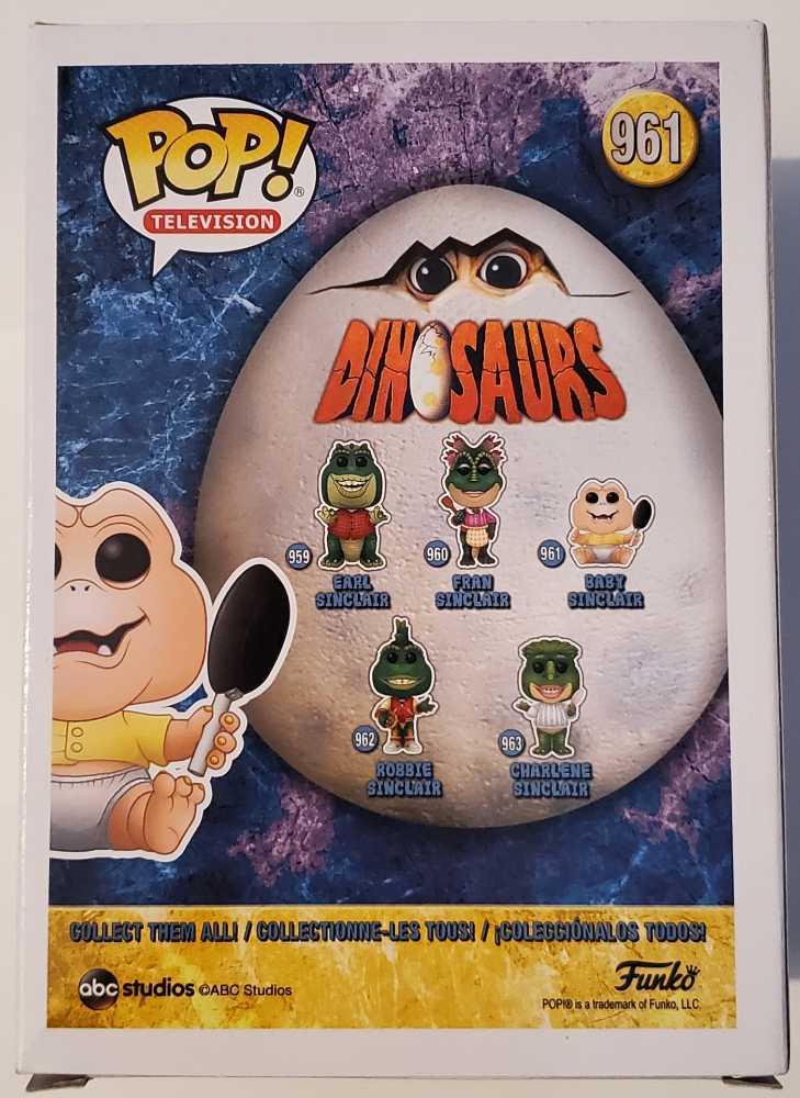 ? 961 Baby Sinclair - Dinosaurs - Funko (Funko Pop! Television) action figure collectible [Barcode 889698470117] - Main Image 4